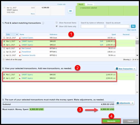 xero credit card transactions